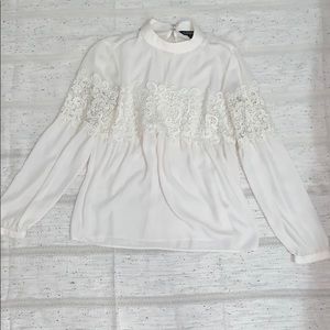 Cream dress shirt